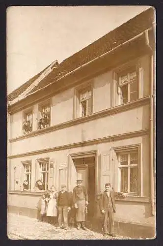 80165 AK Lützen Wohnhaus Fotokarte 1909