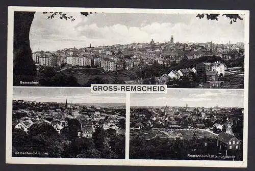 80701 AK Gross Remscheid Lennep  Lüttringhausen 1934