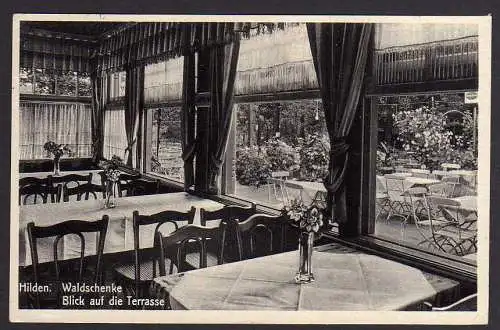 71810 AK Hilden Restaurant Waldschenke H. heinen 1943