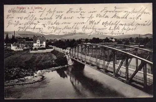 72680 AK Freden Leine 1912 Brücke