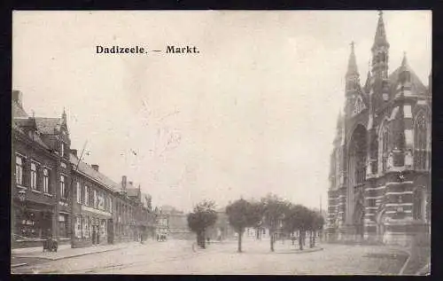 72634 AK Dadizeele Markt 1915 Feldpost 107. Res. INF. BRIG.