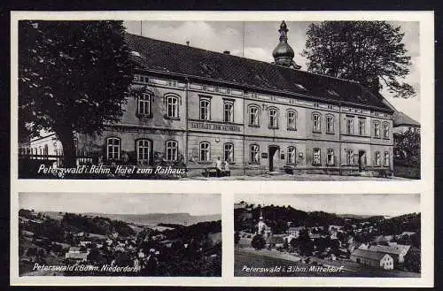 71016 AK Peterswald i Böhm. Hotel zum Rathaus Gasthaus