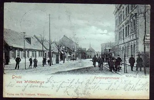 71026 Ansichtskarte Wittenberge Bez. Potsdam 1900 Perlebergerstr.