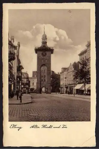 71306 AK Elbing Elblag Alter Markt Tor 1934