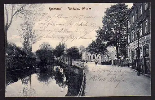 71381 AK Eppendorf Freiberger Straße Kolonialwarenhandlung 1915