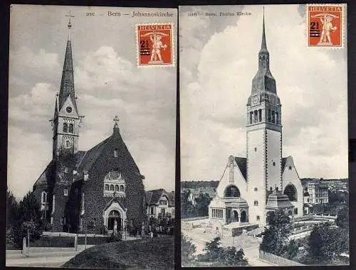 61588 2 AK Bern Schweiz Paulus Kirche Johanneskirche