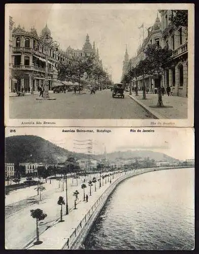 61171 2 AK Rio de Janeiro Avenida Rio Branco Beira-mar Botafogo 1910 1915