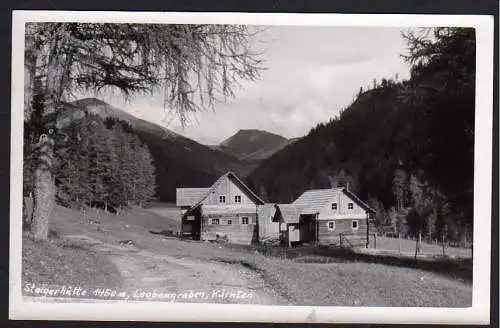 61133 AK Leobengraben Kärnten Steigerhütte Fotokarte