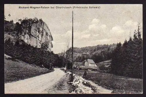 61084 AK Obertrubach Fränkische Schweiz Richard Wagner Felsen um 1930