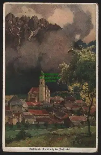 51933 AK Südtirol Toblach im Pustertal Künstlerkarte Höger um 1930
