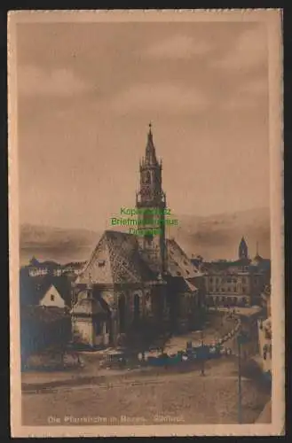 51930 AK Bozen Südtirol um 1930 Die Pfarrkirche Fotokarte