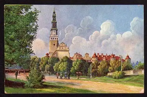 51160 AK Tschenstochau Czenstochau Czestochowa 1914 Feldpost Klasztor Jasnogorsk