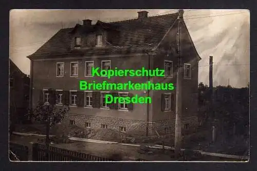 116565 AK Dresden Bühlau Fotokarte Hornweg 5 und 7 Siedlungs Haus erbaut 1928