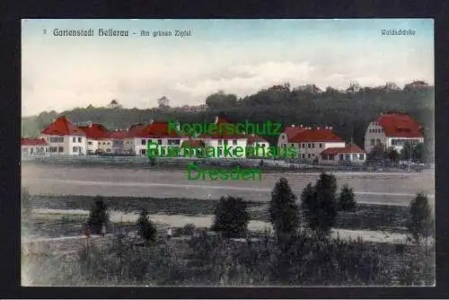 119523 AK Dresden Gartenstadt Hellerau um 1910 Am grünen Zipfel Waldschänke