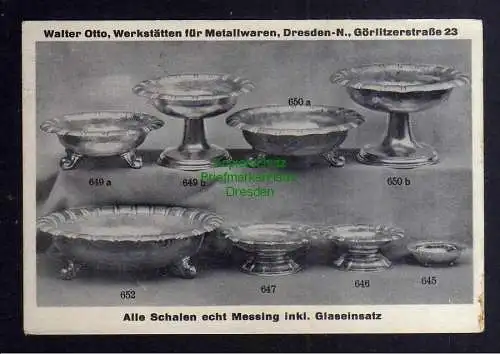 127155 AK Dresden Neustadt 1927 Görlitzer Str. 23 Werkstätten für Metallwaren