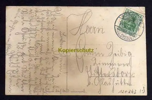 120243 AK Schmiedeberg Bez. Dresden Fotokarte 1912 Holzfäller mit Säge