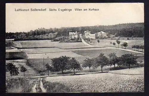 87187 AK Seifersdorf Sächs. Erzgebirge Villen am Kurhaus 1918 bei Dippoldiswalde