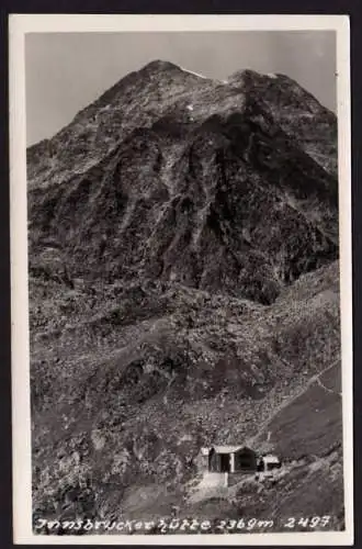 39606 AK Innsbrucker Hütte Stubaier Alpen 2369 m Gschnitztal Neustift 1939