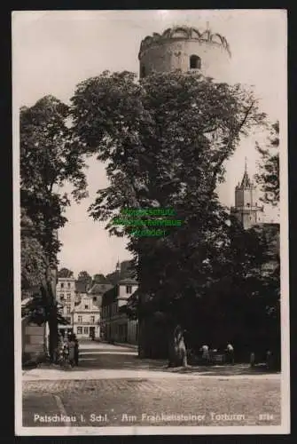 150668 Ansichtskarte Patschkau Paczkow i. Schlesien Am Frankensteiner Torturm 1939