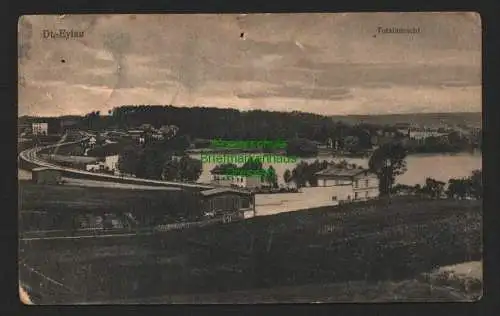 146365 Ansichtskarte Deutsch Eylau Ilawa See Bahnstrecke 1923