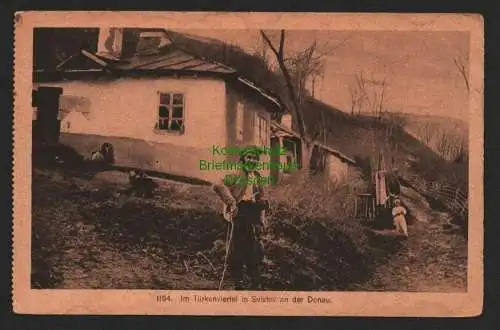 143400 Ansichtskarte Swistov an der Donau Swischtow ?????? Bulgarien Feldpost 1918 Türken