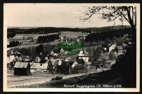 143423 Ansichtskarte Kurort Vogelsgrün i. V. super Fotokarte 1958