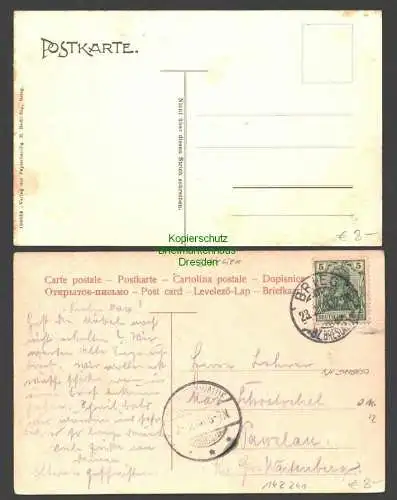 142241 2 AK Brieg Altes Odertor um 1910 Piastenschloss 1906