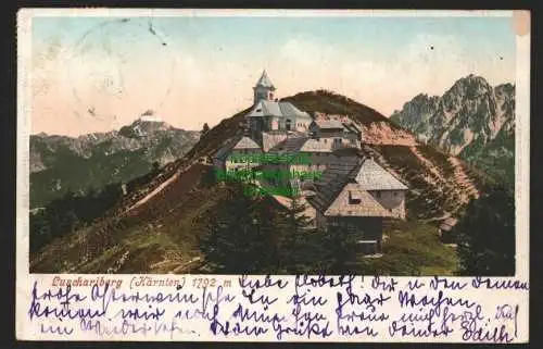 140181 Ansichtskarte Camporosso Tarvis Luschariberg Kärnten 1909