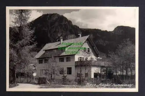 129801 Ansichtskarte Hindelang Haus Allgäu Fotokarte