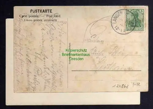 124862 AK Glaubitz 1908 Gasthof drei Lilien