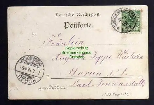 122800 AK Leuben 1899 Dürrhennersdorf Verlag Bauer Radebeul Dresden