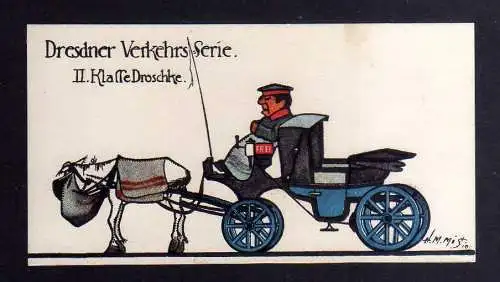 127292 AK Dresden Dresdner Verkehrs Serie um 1910