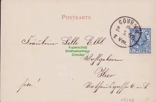 B15272 Ansichtskarte Privatpost München ? Verlassen Leiden Imre Kopp Moderne Galerie 1900