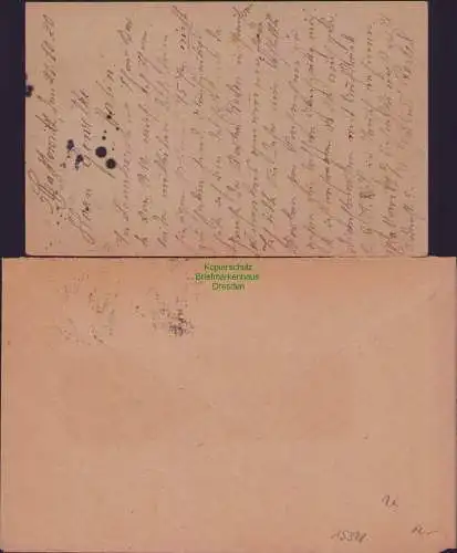 B15378 Brief Postkarte Oberschlesien 1922 Kattowitz Hohenlohe Werke 1921