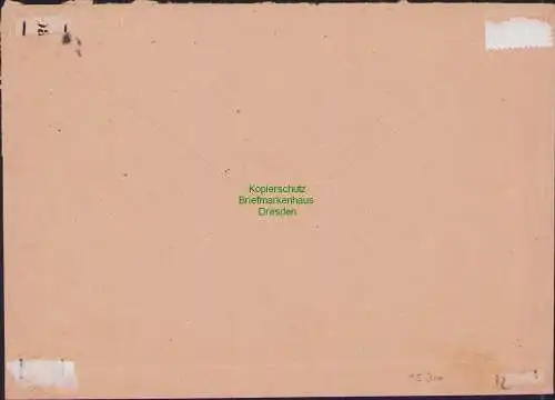 B15310 Brief Gebühr bezahlt Zittau 1 1945 nach Dresden