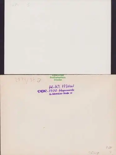 B15158 DDR 1984 Brief Historische Siegel umgekehrter ZD 2884 - 2887