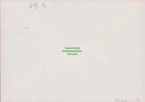 B15123 Brief DDR 1966 Reichenbach 15 jahre Dederon 5 Jahre Malimo