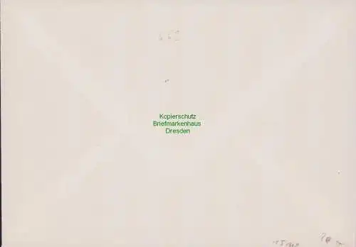 B15118 DDR Brief FDC 1958 662 Novemberrevolution Alach über Erfurt -7.11.58-10