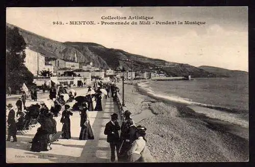 43531 AK Menton Promenade du Midi Pendant la Musique