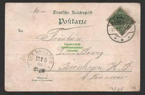149215 AK Loburg Truppenübungsplatz Altengrabow Litho 1899