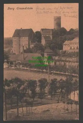 141090 AK Burg Gnandstein Frohburg 1923 Brück & Sohn Meissen 18255