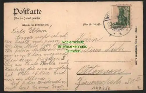 140252 AK Hasserode bei Wernigerode 1906 Hotel und Pension Sennhütte