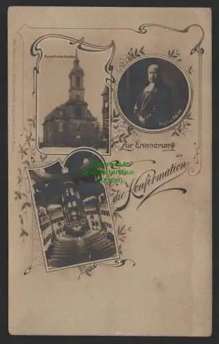 149025 AK Dresden um 1905 Fotokarte Konfirmation Annen Kirche Pfarrer Heise