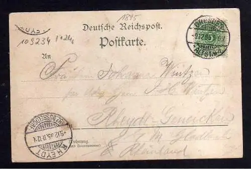 109234 Ansichtskarte Dresden 1895 Vorläufer Restaurant zum Deutschen Krug