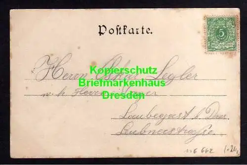 116662 Ansichtskarte Niedersedlitz Dresden 1900 Elektrizitätswerke vorm. O.L. Kummer& Co