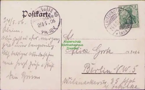 159086 AK Lautenburg Wpr. Lidzbark 1906 Königliches Amtsgericht