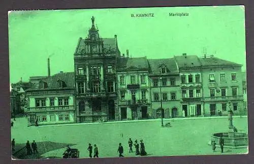 66229 AK Böhmisch Kamnitz 1914 Gasthof zur Sonne Markt