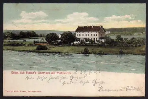 62130 AK Alt Buchhorst Möllen See Haases Gasthaus 1905