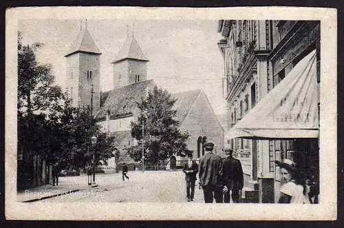 62014 Ansichtskarte Bergen Norwegen Norge Kirche 1925