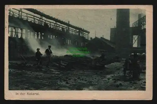 132752 Ansichtskarte Liegnitz Bergbau 1921 Unser Oberschlesien Steinkohle Grube Kokerei